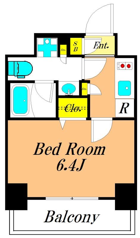 メイクスデザイン大森 201号室 間取り