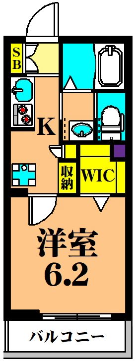 ALLURE渋谷本町  205号室 間取り