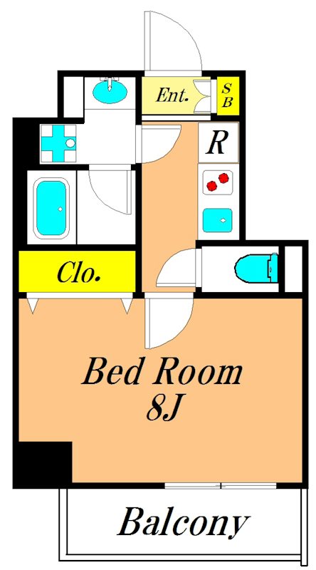 SUNRISE　OMORI 502号室 間取り