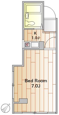 メゾン武蔵小山 2A号室 間取り