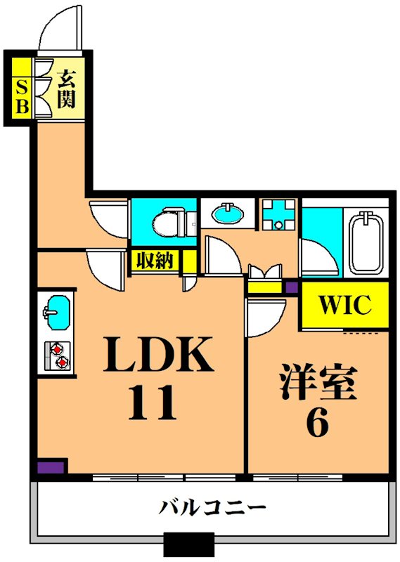 目黒第一マンションズ 1008号室 間取り