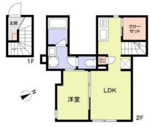 WoodCrest大井Residence 202号室 間取り