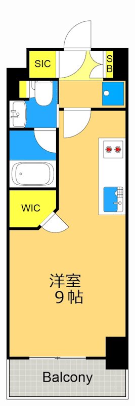 ザ・パークハビオ西大井 314号室 間取り