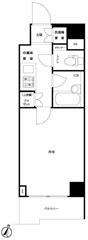 ルーブル大森山王弐番館 301号室 間取り