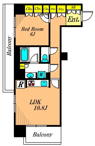 ジョイスコート 1306号室 間取り
