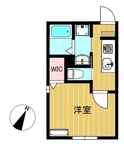 サニーハウス品川 203号室 間取り