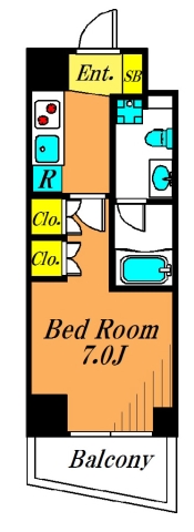 プラウドフラット大森Ⅲ 306号室 間取り