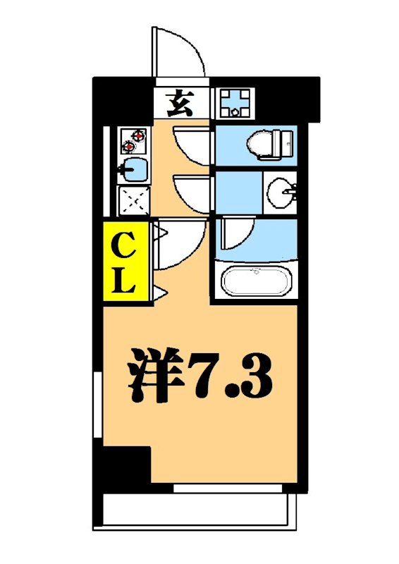 BluRock東品川 501号室 間取り