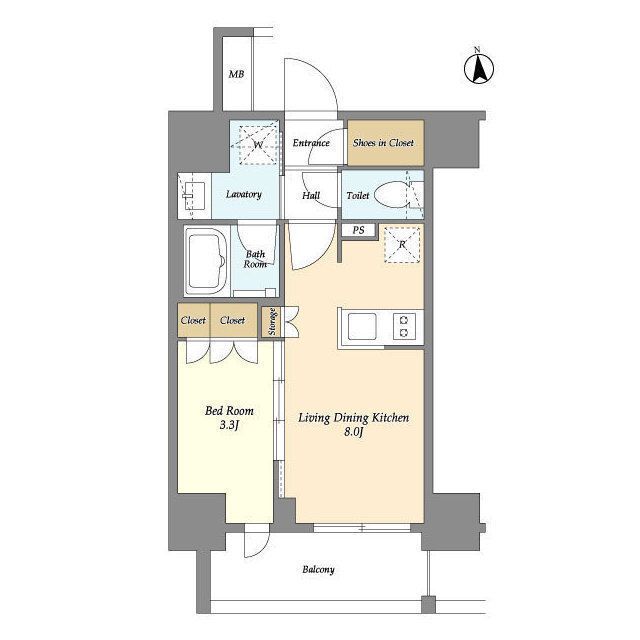 ＨＦ大森レジデンス 401号室 間取り