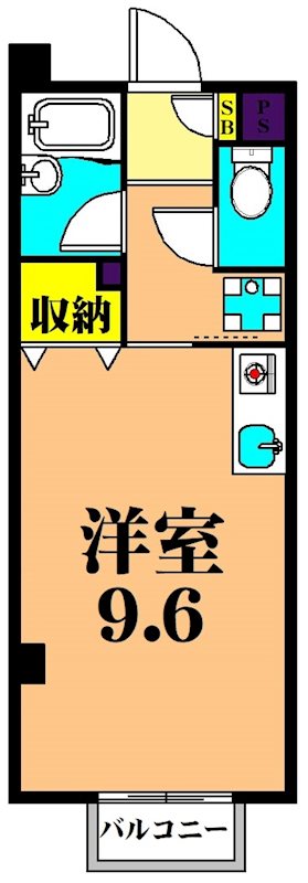 ファミリア大井町 203号室 間取り