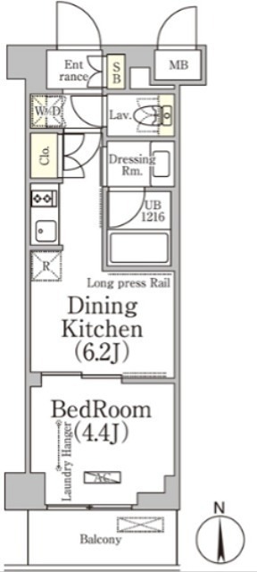 ベルファース大森山王   409号室 間取り