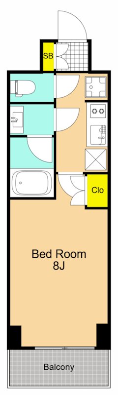 ベルファース大森山王   305号室 間取り