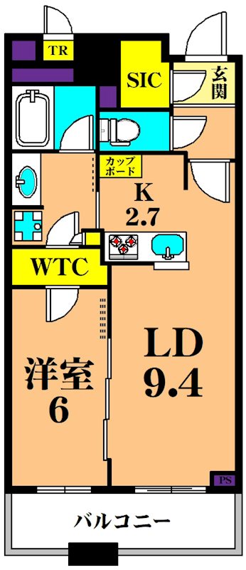 目黒第一マンションズ 1102号室 間取り