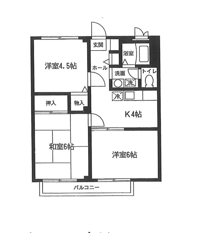 マンションＮ・Ｔ・Ｓ  203号室 間取り