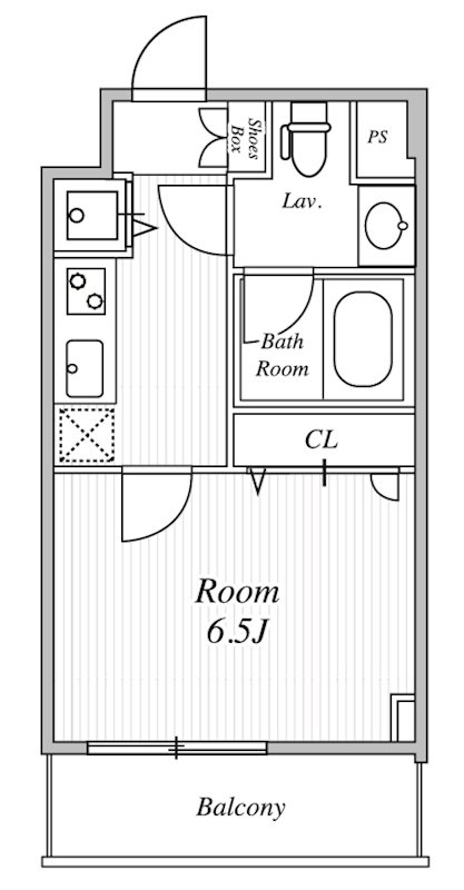 ストリーム多摩川 402号室 間取り