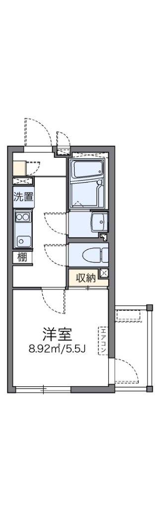 レオネクストＥＴ大森 101号室 間取り