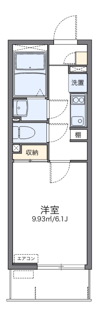 レオネクストノワール久が原 203号室 間取り