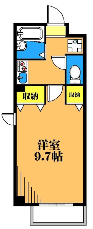 アンリシール 201号室 間取り