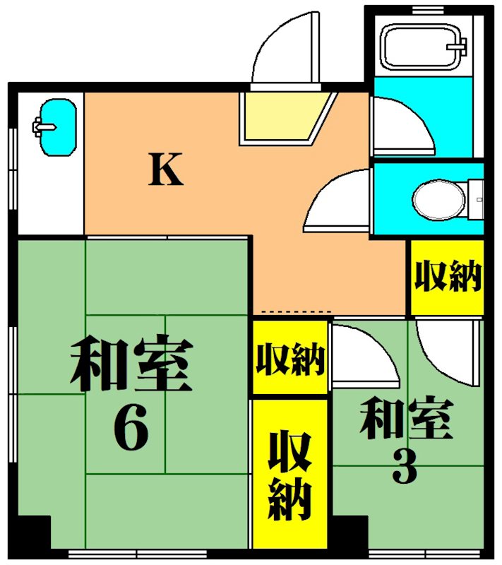 田中ビル 202号室 間取り