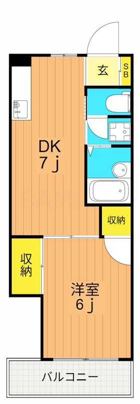 サンハイツ寿 302号室 間取り