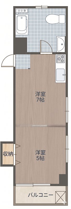 川口ビル 301号室 間取り