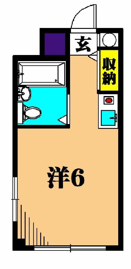 ハイツイシイ  201号室 間取り