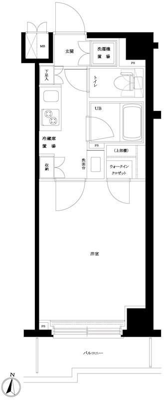 ルーブル南馬込伍番館 503号室 間取り