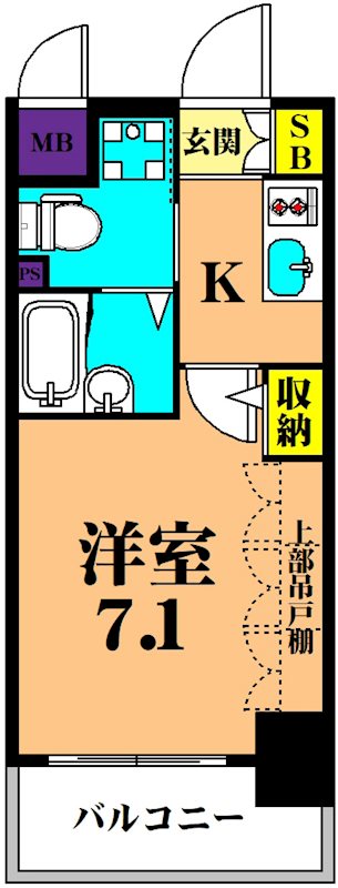 エステムプラザ品川サウスヒルズ 602号室 間取り