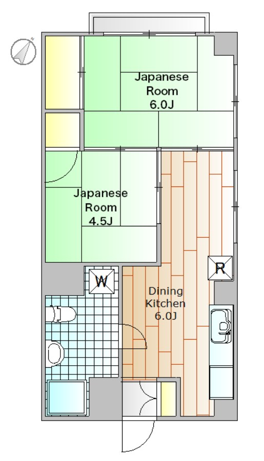 サンバレーハイツ 207号室 間取り