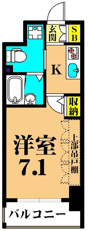 エステムプラザ品川サウスヒルズ 602号室 間取り