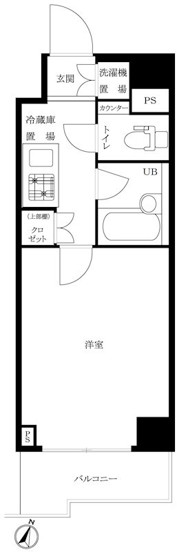 ルーブル大森山王弐番館 201号室 間取り