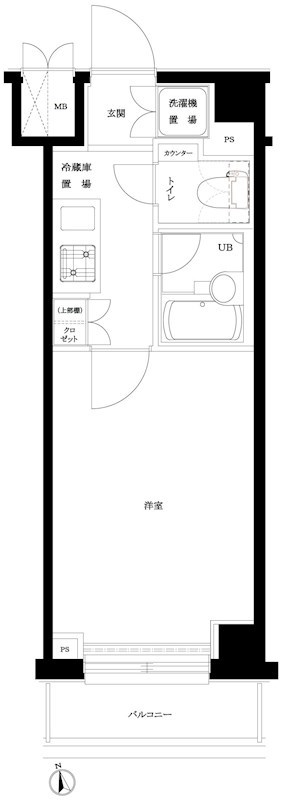 ルーブル大森六番館 間取り図