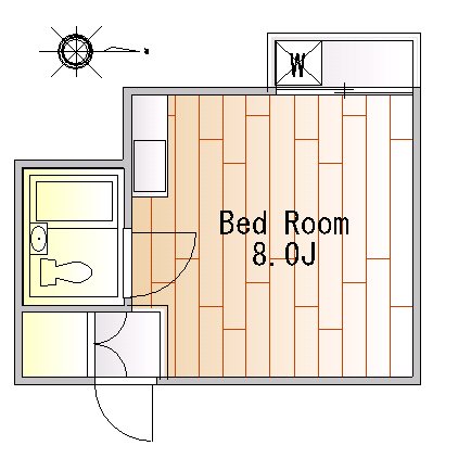 サンハイツ洗足 間取り図