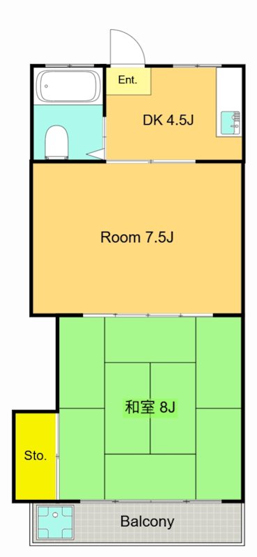 マンション美和 間取り図