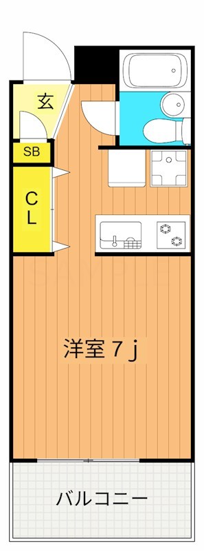 カーサST2 202号室 間取り