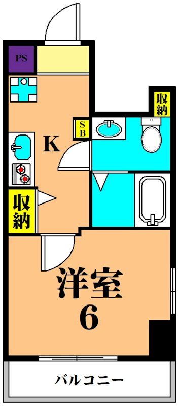 K's ハウス 302号室 間取り