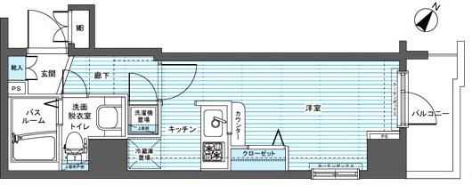 フェニックス下目黒 302号室 間取り