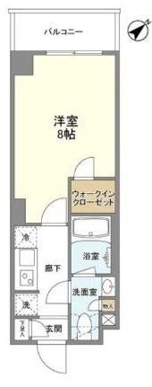 バウスフラッツ品川大井町 107号室 間取り