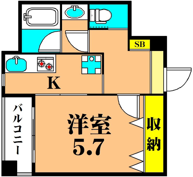 マンションオリエント 302号室 間取り