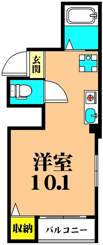 EMハイム 302号室 間取り
