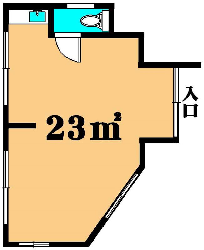 ハイツ・タカハシ   1F号室 間取り