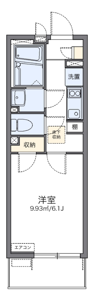 レオネクストエステート旗の台 103号室 間取り