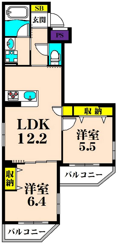 Lien(リアン) 103号室 間取り