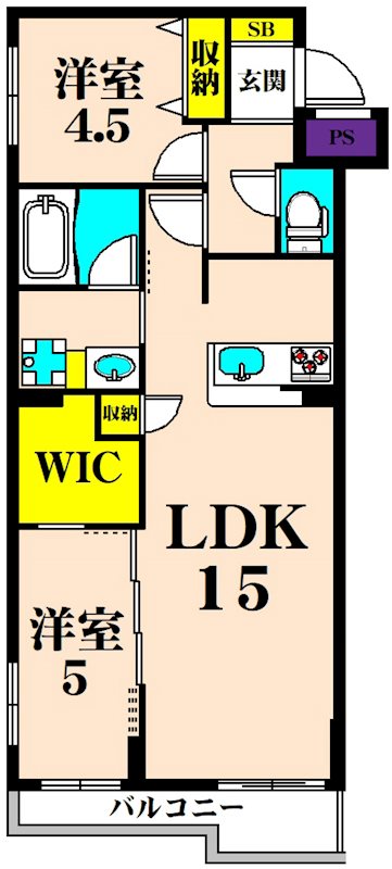 Lien(リアン) 203号室 間取り