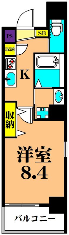 ヴェール南麻布  401号室 間取り
