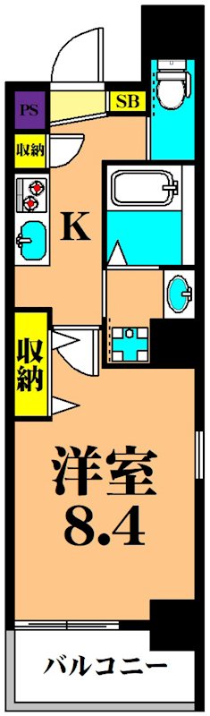 ヴェール南麻布 401号室 間取り