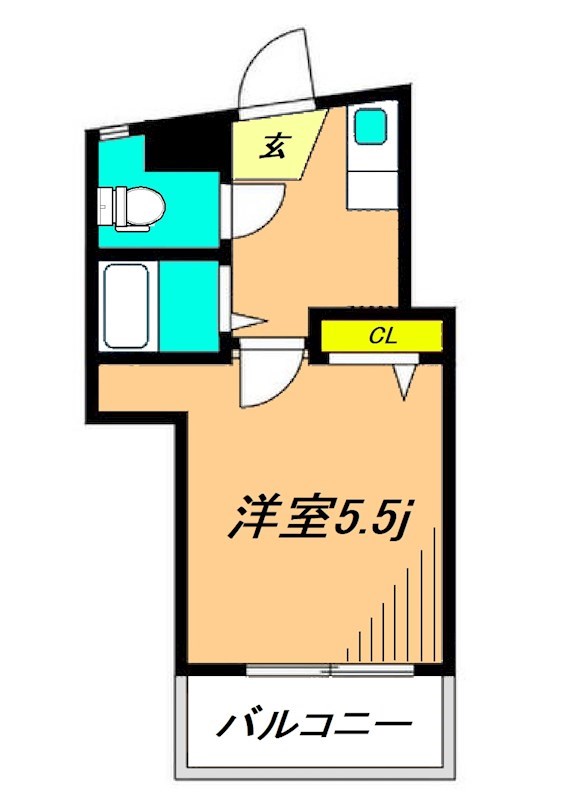 品川ヒルズレジデンス 203号室 間取り