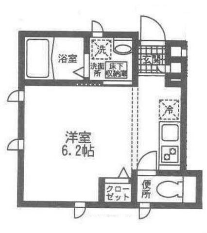 エイディハウスⅢ 101号室 間取り