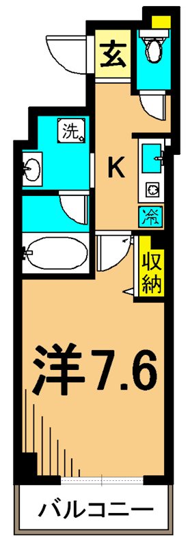 ロンスリー・ウエスト 213号室 間取り