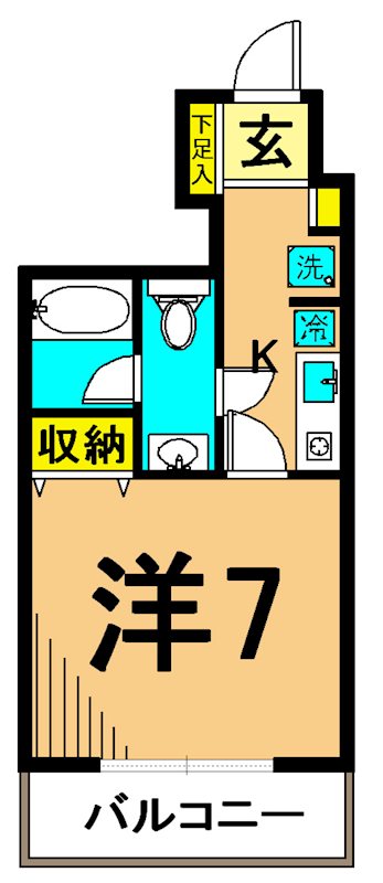 ロンスリー・イースト 502号室 間取り